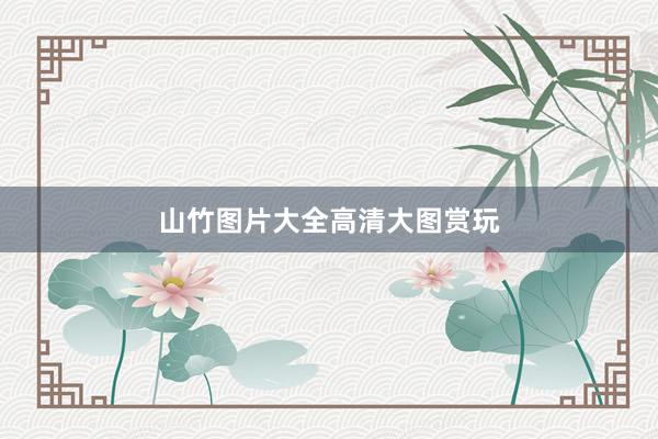山竹图片大全高清大图赏玩